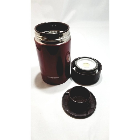 Zojirushi Stainless Food Jar 550ml Cooking Thermo Soup SW-HC55 RED Please Read - Picture 8 of 11